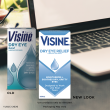 VISINE® Dry Eye Relief Lubricant Eye Drops old and new package