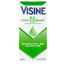Visine A.C. Itchy Eye Relief front of box