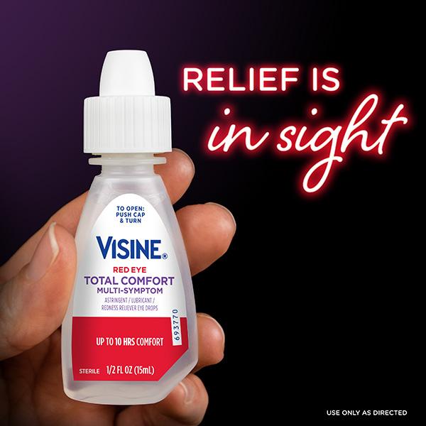 Visine Red Eye Total Comfort Multi Symptom Eye Drops Visine
