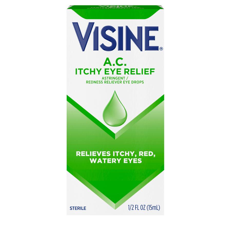 Visine A.C. Itchy Eye Relief front of box